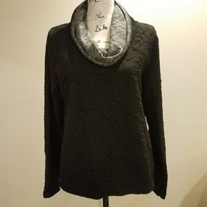 Fade by BKE cowl neck shirt